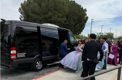Mercedes-Benz Sprinter limo van exterior